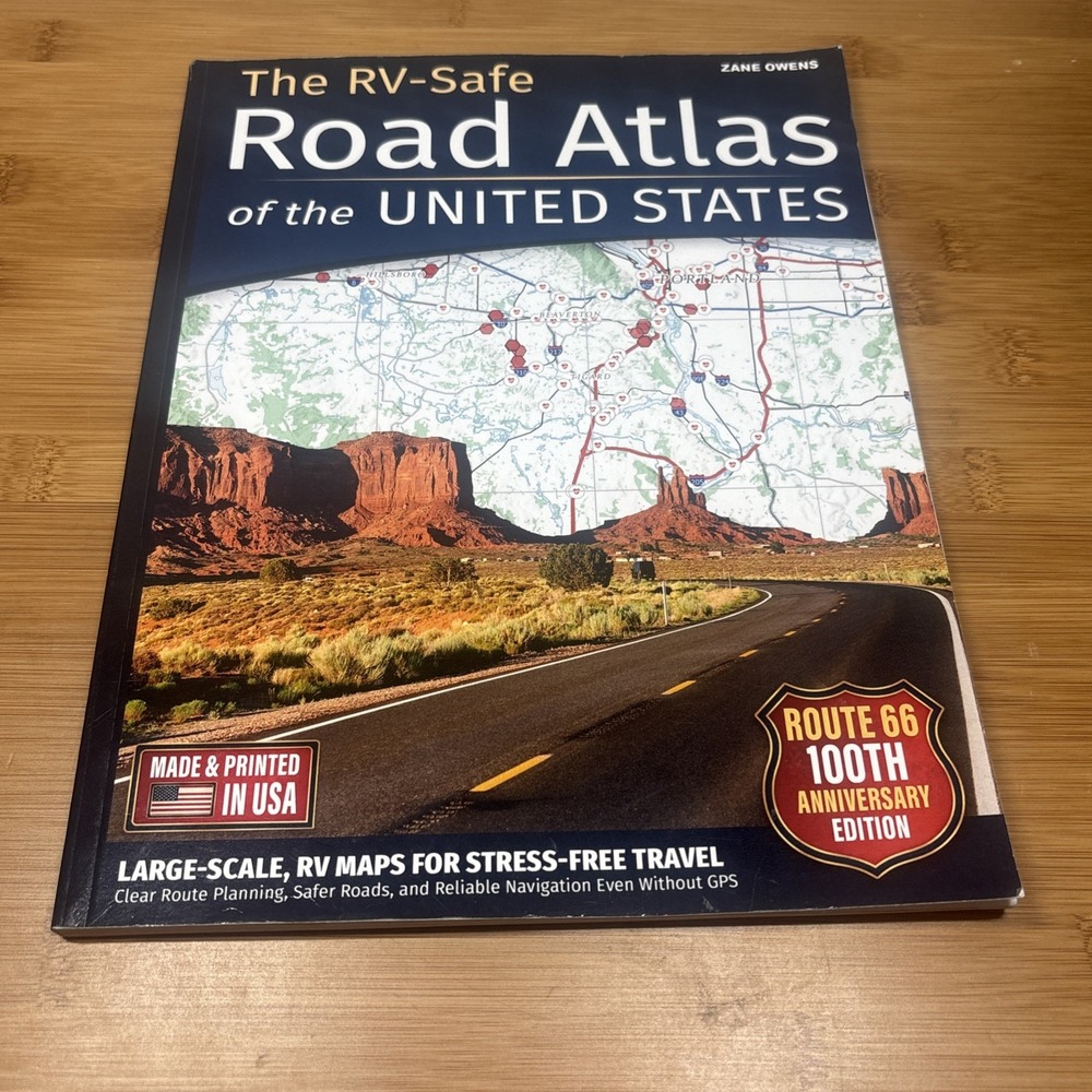 The RV-Safe Road Atlas of the United States. Owens, Zane